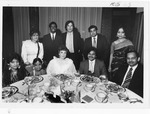 Asian Adventure table, group, [April 27, 1985]
